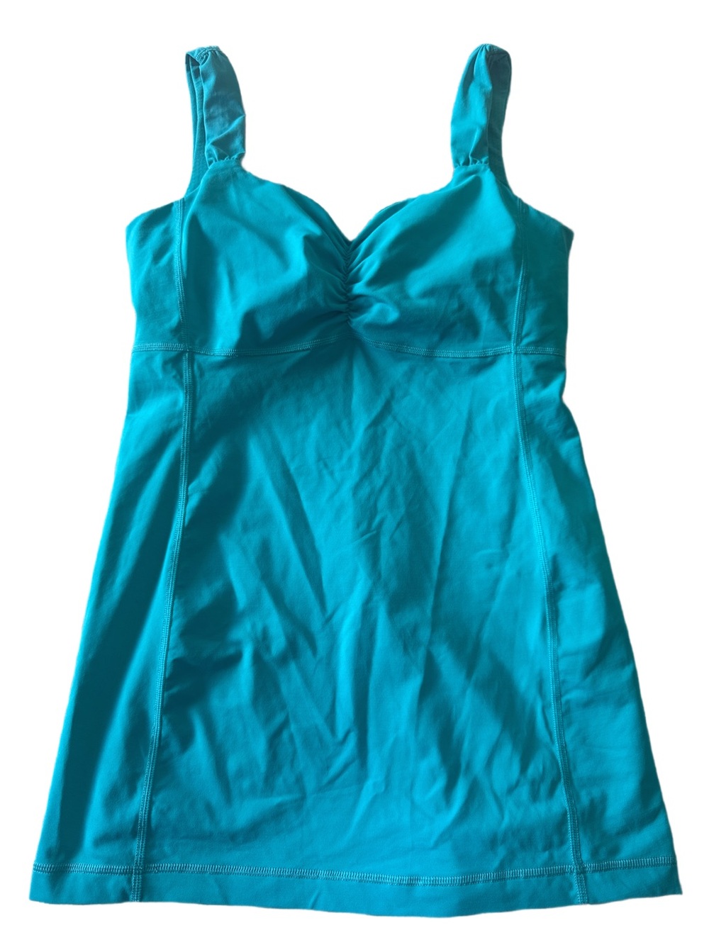 Lululemon Built in Bra Tank Turquoise Size 8